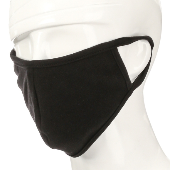 Accessories - 3/$15 Black Double Layer Cotton Face Mask